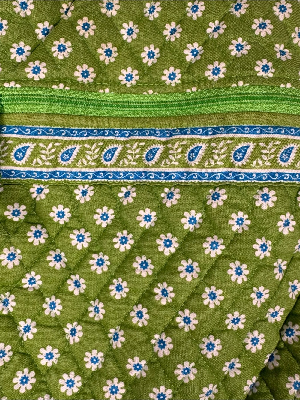 Vera Bradley 2004 Apple Green Small Backpack Retired Floral Vintage - Picture 2 of 16